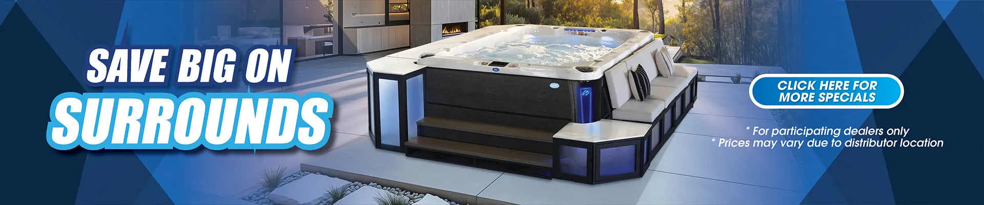 Calspas hot tub being used in a family setting - Amarillo